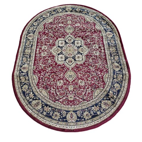 Dywan owalny Exclusive N 03 czerwony 200 x 290 cm