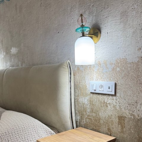 Kinkiet Tropea biały 1xE27