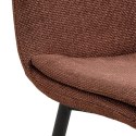Krzesło Becca terakota tkanina Basel 44