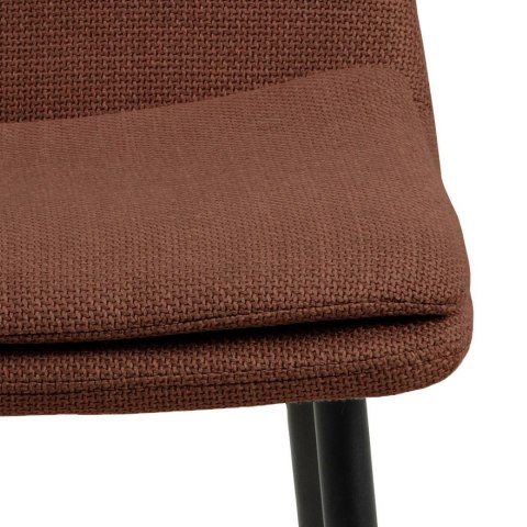 Krzesło Becca terakota tkanina Basel 44