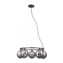 Lampa wisząca okrągła Molite PND-1098-5R-BK