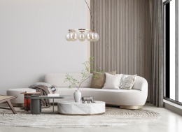 Lampa wisząca okragła Molite PND-1098-5R-HB