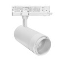 Reflektor Szynowy Zoom TRACK SYSTEM DD-04 230V 10W-30W 4000K Biały 3 fazowy 230V