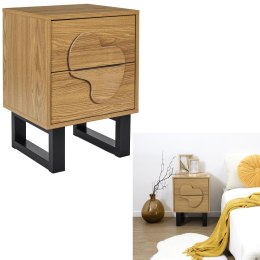 Szafka nocna Calypso dab/czarna