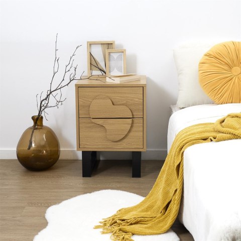 Szafka nocna Calypso dab/czarna