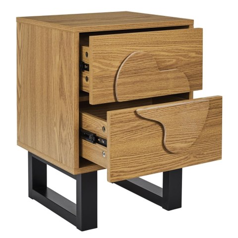 Szafka nocna Calypso dab/czarna