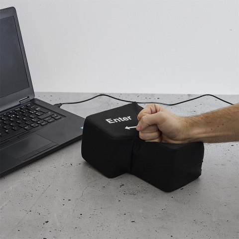 Wielki, miękki klawisz Enter antystresowy stress-buster