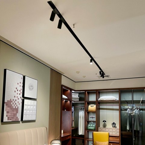 Zestaw oświetlenia szynowego Ice SET 3F czarny 4xGU10