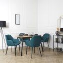Krzesło Lavia turkusowe