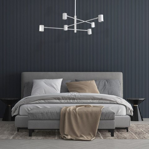 Lampa wisząca Snow 6 biała 6xGU10