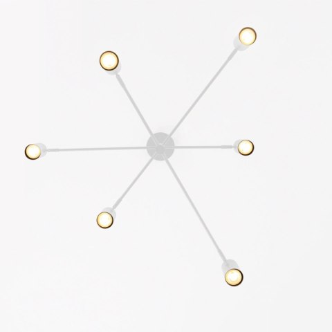 Lampa wisząca Snow 6 biała 6xGU10