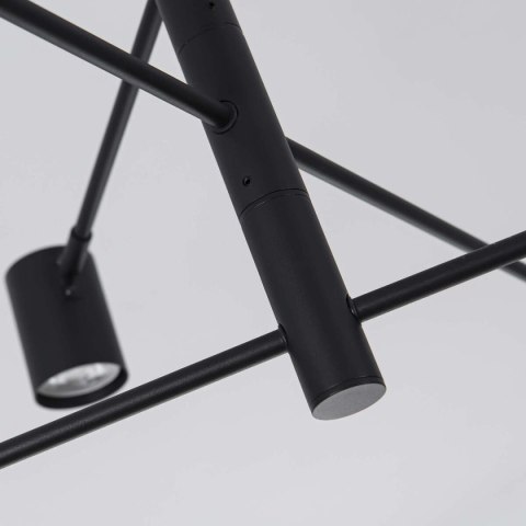 Lampa wisząca Snow 6 czarna 6xGU10