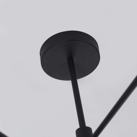Lampa wisząca Snow 6 czarna 6xGU10