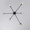 Lampa wisząca Snow 6 czarna 6xGU10