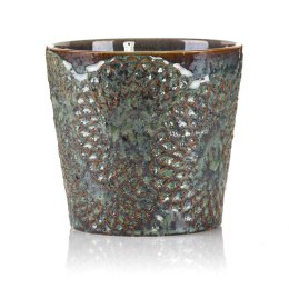 Doniczka ceramiczan szkliwiona RINDA