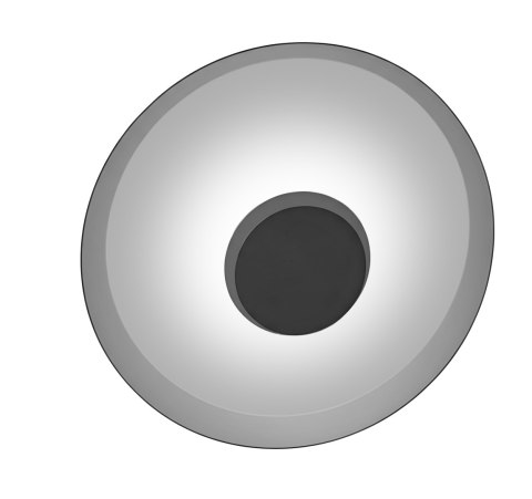 Plafon COCO 60 cm biały LED