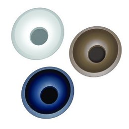 Plafon COCO 60 cm coffee LED