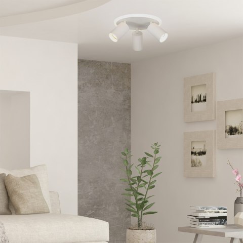 Plafon Parma 3 okrągły biały 3xGU10 LED CCT