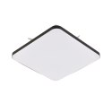 Plafon kwadratowy Babilon 33 cm czarny LED 4000K