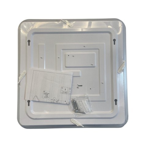 Plafon kwadratowy Babilon 33 cm czarny LED 4000K