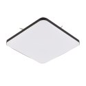 Plafon kwadratowy Babilon 38 cm czarny LED 4000K