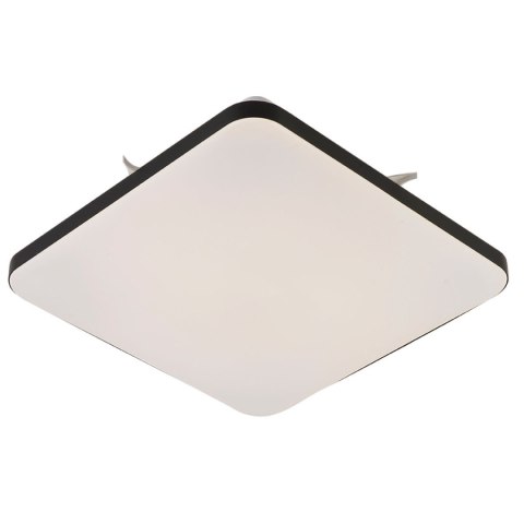 Plafon kwadratowy Babilon 38 cm czarny LED 4000K