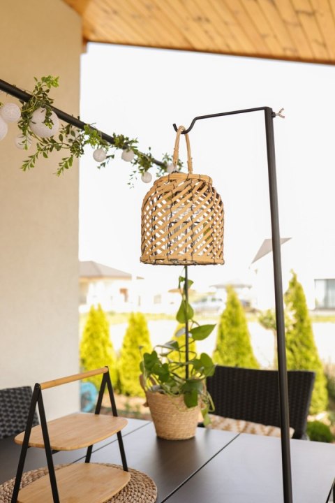 Girlanda ze sztucznych roślin białe drobne kwiatki