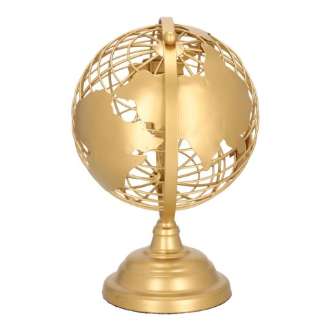 Globus metalowy złoty 28cm