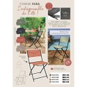 Krzesło Elba składane outdoor terrakota