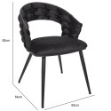 Krzesło Sawyer czarne