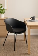 Krzesło Topley Arm czarne