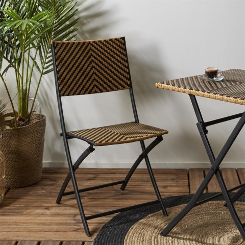 Krzesło składane Marron plecione