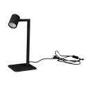 Lampa biurkowa Snow czarna 1xGU10