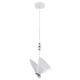 Lampa wisząca Mariposa 1 srebrna LED CCT