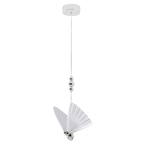 Lampa wisząca Mariposa 1 srebrna LED CCT
