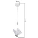 Lampa wisząca Mariposa 1 srebrna LED CCT