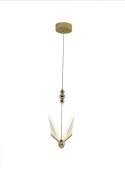 Lampa wisząca Mariposa 1 złota LED CCT