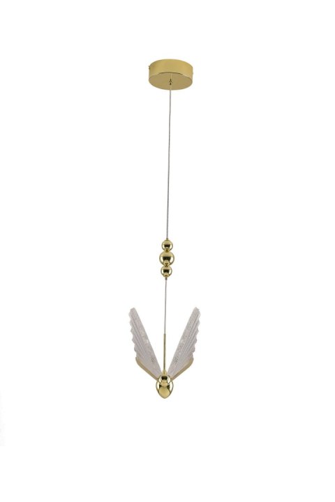 Lampa wisząca Mariposa 1 złota LED CCT