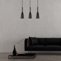 Lampa wisząca Solin 3 czarna 3xE27