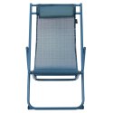 Leżak Canard składany niebieski