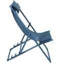 Leżak Canard składany niebieski