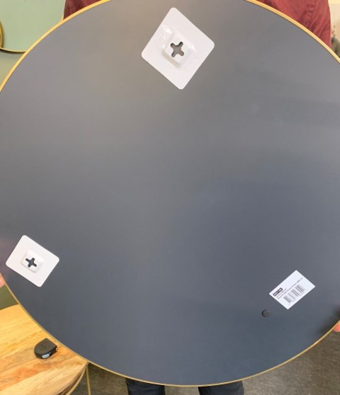 Lustro Jersey okrągłe złote 60cm