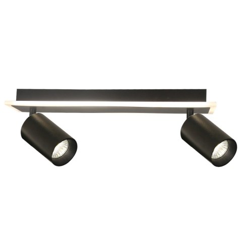 Spot Parma 2 czarny 2xGU10 LED CCT