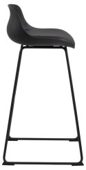 Stołek barowy Tina low Black PU