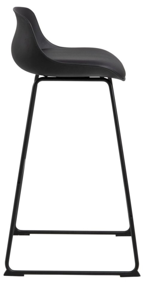 Stołek barowy Tina low Black PU