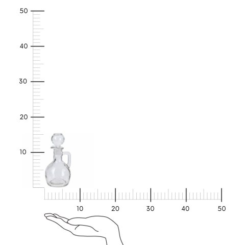 Szklana butelka/ karafka na oliwę i ocet