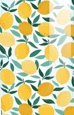 Szklanka z pokrywką i słomką Soleo 530ml cytryny