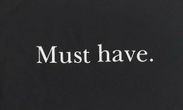 Torba shopper Must Have czarna