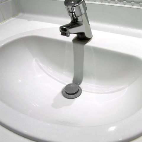 Korek do zlewu silikonowy czarny