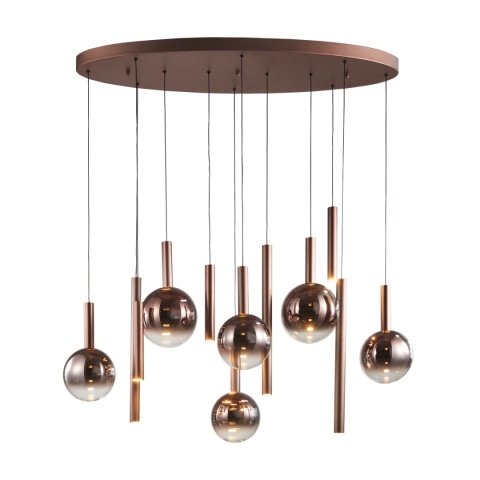 Lampa wisząca Camino PND-24038-12B-COPP